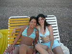 Con la baby en el dique