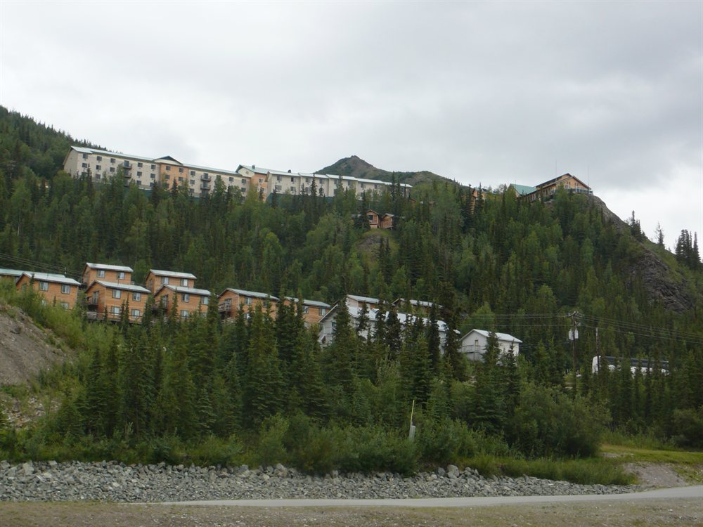 En las cabanitas de abajo estuvimos hospedados por Eugene en el Denali Park