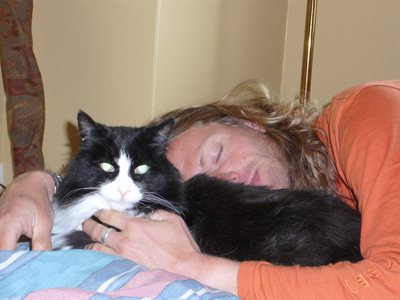 Harry y Sylvester durmiendo una siesta